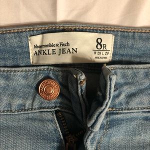 Abercrombie and fitch ankle jeans